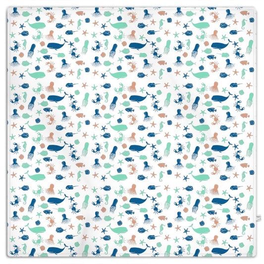 Nautical Animals Beach Blanket