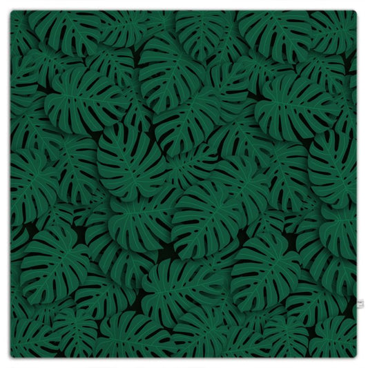 Monstera Leaves Beach Blanket